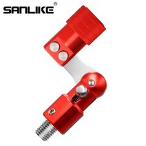 SANLIKE 낚싯대 딥 네트 어댑터 조인트 커넥터 알루미늄 접이식 조인트 일본 표준 나사 11mm, red