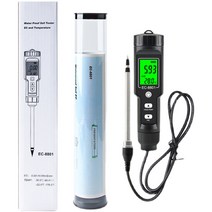 토양 염도 측정기 EC-8801 감지기 수분 화분 원예 흙, EC-8801B 백라이트, 1개