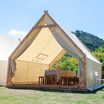 캠핑장 천막 몽골 텐트 농막 펜션 쉘터 가제보 인디언, 향상된 버전 2.5mx2.5m 하우스