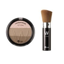 더블유랩 쿨 팔레트 컨투어 마스터 10g + 고급 브러쉬 세트, 혼합색상, 10세트