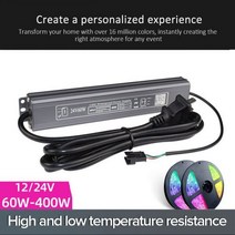 변압기 트랜지스터 transistor 색상 RGB 야외 LED 드라이버 네온 방수 IP67 자막 감시 장비에 대 한 12V 24V 300W AC/DC 어댑터, DC12V