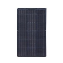 태양광 충전기 캠핑용 패널 가정용 발전 태양 전지 단결정 셀 크기 배터리 시스템, black 80W
