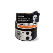 엘라스틴 맨인매트 왁스 무광택 헤어 스타일링/왁스/헤어왁스/머리왁스/스타일리왁스/엘라스틴왁스/무광택 -, 엘라스틴 맨인매트 왁스80g