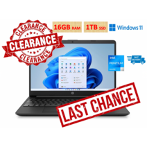 2023 HP 노트북 컴퓨터 15.6인치 HD 인텔 펜티엄 16GB RAM 1TB SSD 윈도우 11