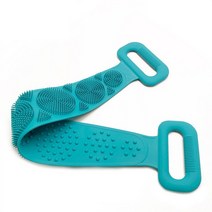 전동바디브러쉬 실리콘 목욕 타월 각질 제거 백 브러시 벨트 워시 마사지 샤워 유연한 피부 청소, 4.GREEN