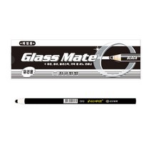 [아주문구도매상] 지구 유리용 색연필 검정 12자루입1타스