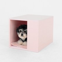 독톡 DIY 블럭 하우스 중형, 베이비핑크