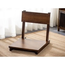 일본 한국 좌석 자 의자 거실 가구 아시아 전통 다다미 바닥 좌식 의자, 1pc Coffee Color