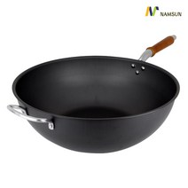 남선 경질 북경팬 38cm 보조손잡이 / 업소용 후라이팬 웍 중식 볶음팬, 상세페이지 참조