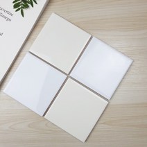 타일닷컴 100x100 정사각 타일, 13 .유광 아이보리-1장(0.01㎡)