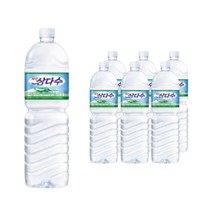 삼다수 생수 무라벨 2L, 2L 6개