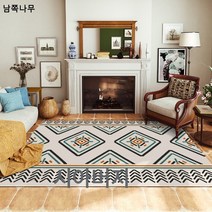 크로스오버 터키 페르시아 거실 카펫 매트 호텔 가득 깔린 넓은 면적의 카펫 민박 빈티지 소파 카펫