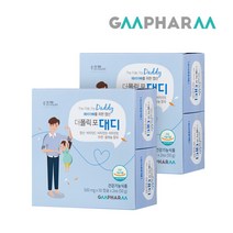 지엠팜 더폴릭포대디 예비아빠를 위한 엽산, 50g, 더폴릭포대디 더블세트 (200일분/200캡슐), 2개
