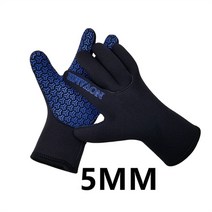 스킨 스쿠버 장갑 5mm 3mm 다이빙 잠수 장비 프리다이빙, L, CH