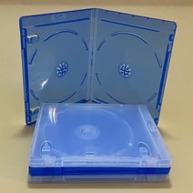 블루레이 DVD케이스 CD 씨디 보관함 반투명 케이스, 블루싱글