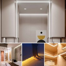 DGITEM USB 센서 조명 스트립 LED바 라이트 1M 3M 5M, USB LED센서 스트립_웜화이트3M