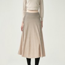 올리비아로렌 A라인 자카드 니트 롱 스커트 VOB DKXW9341 IV