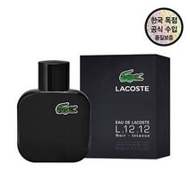라코스테(뷰티) 라코 스테 L 12 12 블랙 포 맨 EDT 50ML, free, one color