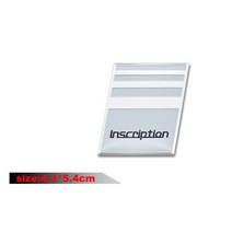 자동차 장식 스티커 사이드 바디 펜더 배지 데칼 볼보 XC60 액세서리, 02 NO.2