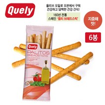 퀼리 브래드스틱 올리브오일로 지중해 맛 6봉, 6개