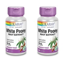 Solaray 솔라레이 작약추출물 White Peony Root Extract 60정 2개