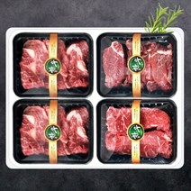 농협안심한우 선물세트 1++등급 꽃등심 채끝 안심 각 400g, 꽃등심+꽃등심+채끝+안심 팩당400g
