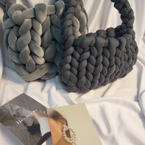 더 어울림 벨벳 자이언트얀 실 빅얀 1kg, 라이트그레이 기본, 1개
