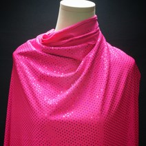 칼라필 홀로그램 시퀀스(반짝이) 원단 견본 무료 제공 2가지 색상 국내산, HOT PINK