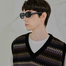 루카디스 루카디스 LS20 라치오 레트로 오벌 선글라스 밴타블랙