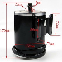 컨트롤러 스로틀 겸용 전동 경량 48V 1000W Electric Bicycle Brush Motor Controller Throttle Grip Quad, 한개옵션0, 한개옵션1