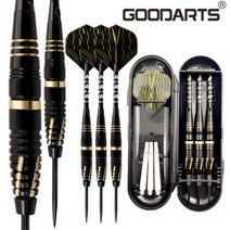 전자 업소 다트GOODARTS-실내 스포츠 게임 전문 바늘 황동 배럴 포인트 알루미늄 샤프트 비행 세트 블랙 2, 02 32239026