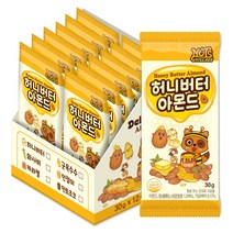 넛츠빌리지 허니버터 아몬드 30gx12개입/24개입, 12개