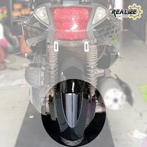 RLF 머드가드 블랙 보이져125 전용 커스텀 튜닝 물받이 리어휀다
