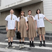 2022 새로운 대학 스타일의 클래스 옷 커플 여름 옷 레트로 클래스 옷 정장 학생 정장 교복 사진 졸업