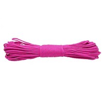 100FT 반사 파라코드 7 코어 550 낙하산 코드166351, Hot Pink