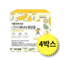 풀무원 식물성 유산균 4박스 나한테바나나 소화효소 240포