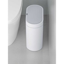 스마트 틈새휴지통 자동센서 화장실용 휴지통 7리터, 9L-그레이-충전식 모델 ipx5 방수