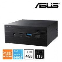 ASUS 미니PC PN40-BBC907MV J4025 RAM 4GB HDD1TB, 상세페이지 참조
