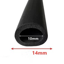 고밀도스펀지 방석 흡음재 길이 1-3M O 형 EPDM 포밍 스트립 튜브 삽입 고무, [07] ID10mm OD14mm, [01] O, [01] 1M