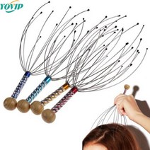 두피마사지기 두피관리기 몸 머리 마사지 장치 분 전환 문어 마사지 악 긁는 도구 긴장 완화 건강 도구들 무작위