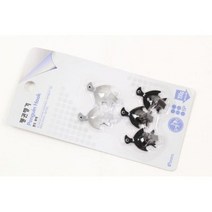 펭귄 행거 5P 귀여운행거 학생행거 금속후크 미니후크, 색상