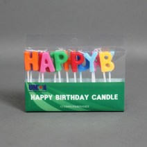 케이크초(해피버스데이 생일축하) 12개