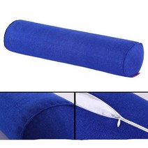 잠자는 용 침대 판 긴 베개 라운드 쿠션 의자 패드 등받이 헤드, 06 10x40cm, 11 Dark blue
