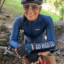 사이클링 의류 Go Rigo 긴 소매 자전거 턱받이 반바지 세트 여성 산악 착용 정장 Ropa Ciclismo Team Cycling Jersey, suit 3_XS