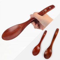 원목 왕숟가락 나무숟가락 옻수저 먹방숟가락 스쿱, 일반