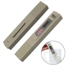 EC측정기 TDS3 미터 온도 테스터 펜 3 In1 기능 전도도 수질 측정 도구 TDS 및 EC 09990ppm 2, 한개옵션0