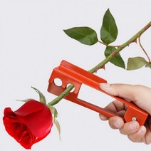 플라스틱 장미 식물 가시 제거기 줄기정리 화훼용품 화훼손질 집게형식 인테리어소품샵 홈가드닝 원예용 가드닝소품 꽃꽂이용품 꽃다발만들기 원예부자재, 1개, 1개