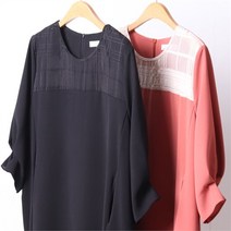 [SidMarket] 밑단플리츠8부원피스 21D518B 빅사이즈 여성