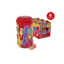 Mentos Bubble Fresh Gum 멘토스 레드 후르츠 라임 버블 프레쉬 코튼 캔디 검 50개입 6팩 45개입 6팩