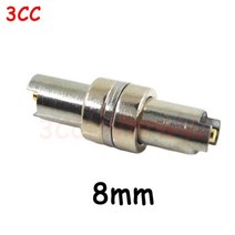 8MM 마그네틱 DC 3A 12V 전원 소켓 남성 여성 솔더 와이어 플러그 잭 인터페이스 POGOPIN 자석 충전 커넥터 스마트 LED, 02 female male